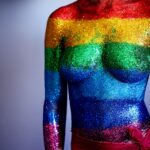 body glitter artwork