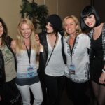 Mariah Hanson with Katy Perry and the cast of The L Word