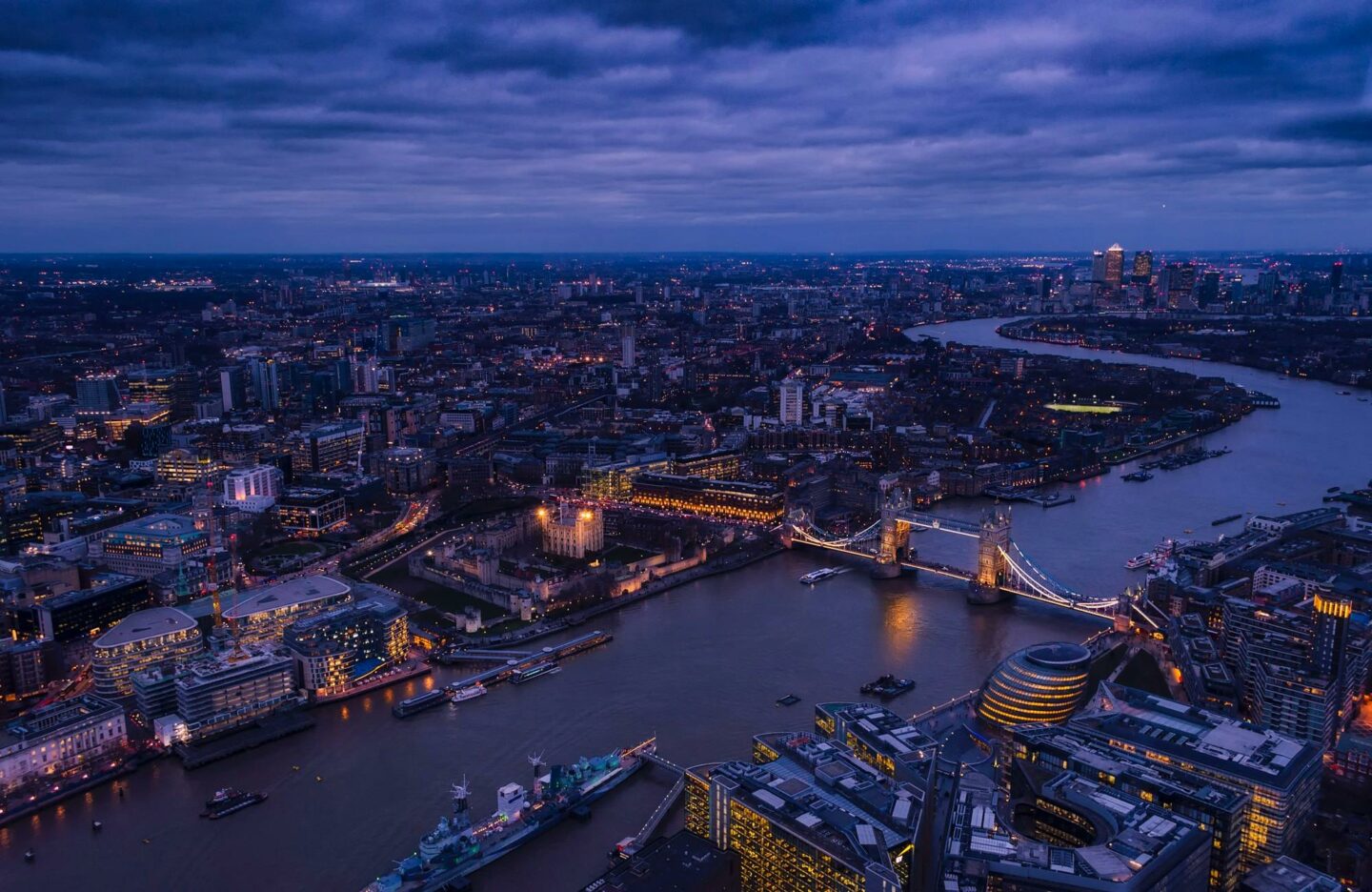 london birds eye view