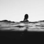 woman on body of water