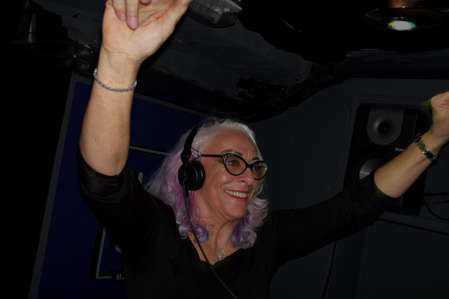 Image of one of the resident DJs, Ariela