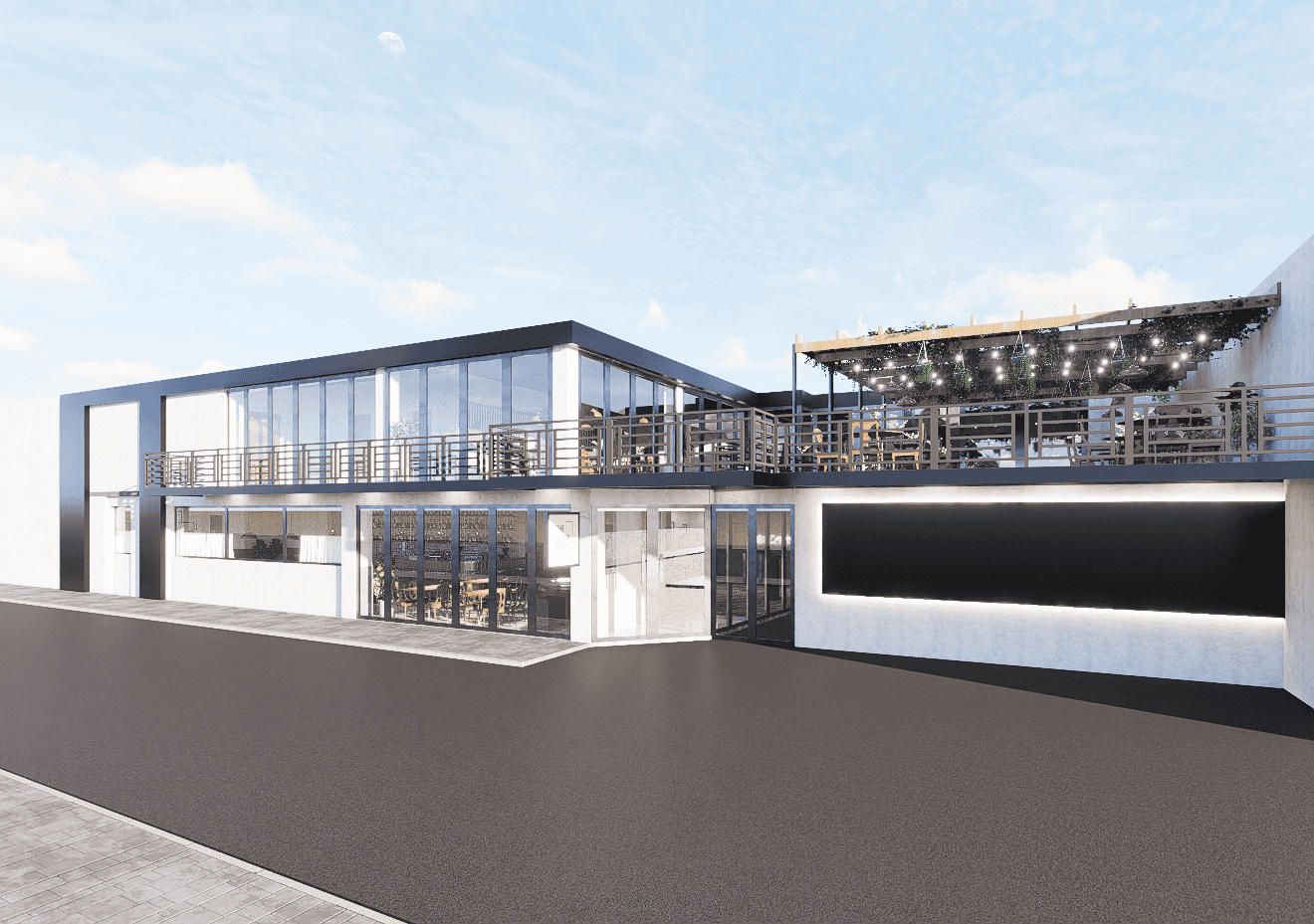 Digital mock-up of the proposed venue in Brighton.
