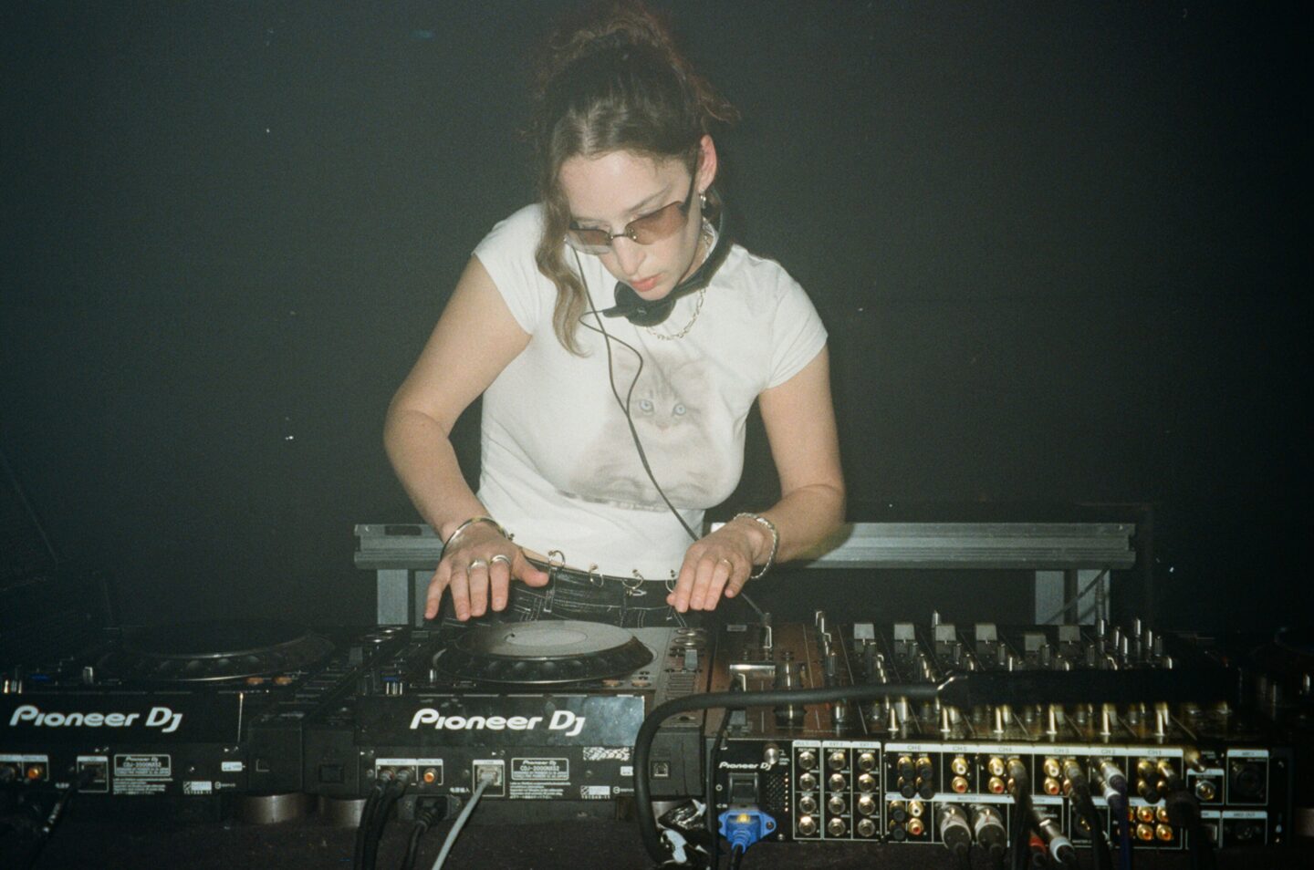 A person DJ'ing