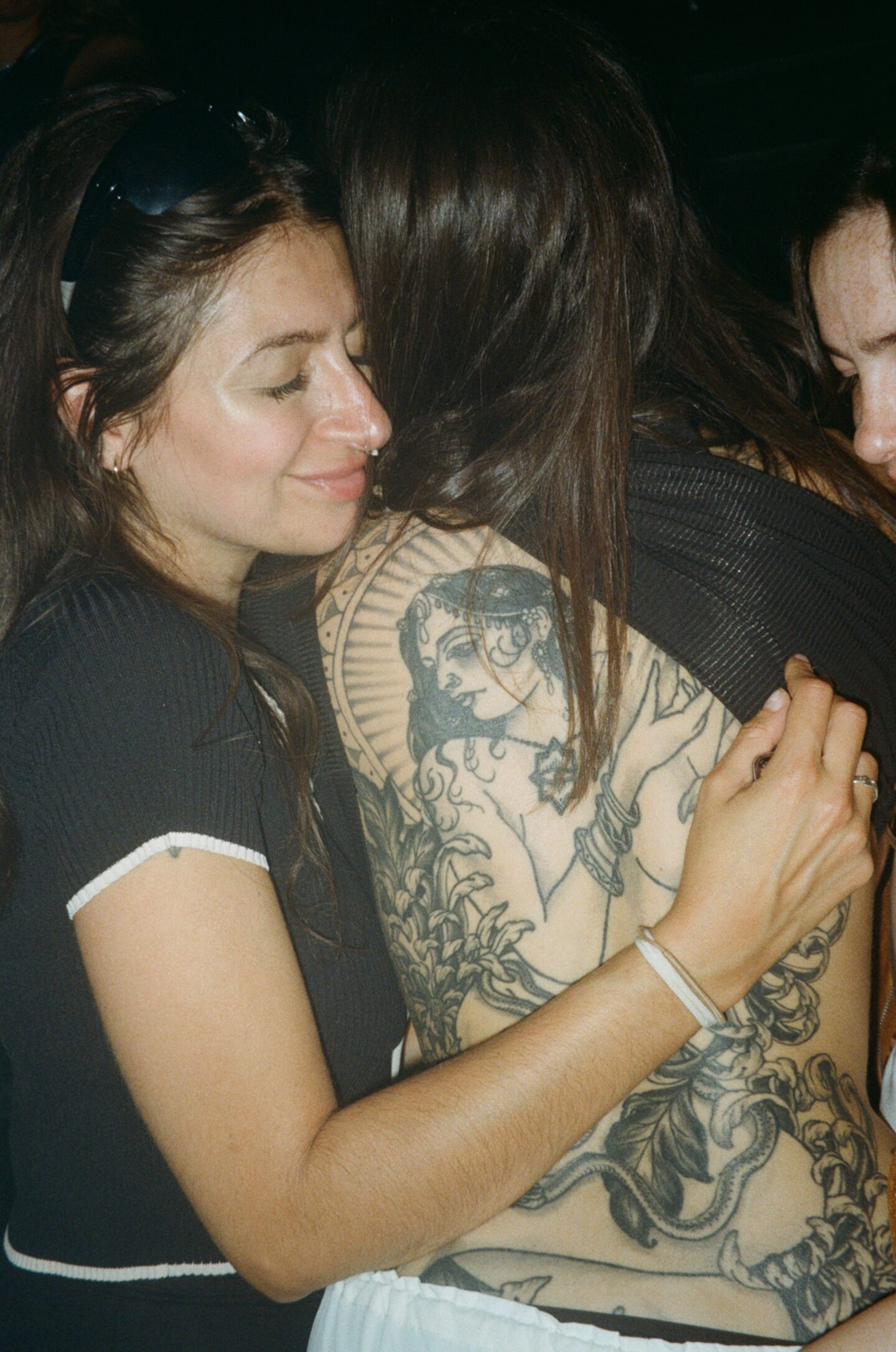 a person with a tattoo on their back