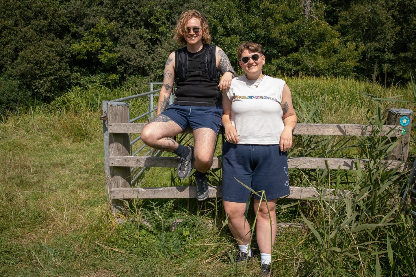 Nic Mitchell and Lizzie Byrne