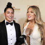 Dayna & Magan from the ultimatum on the red carpet at the dinah shore