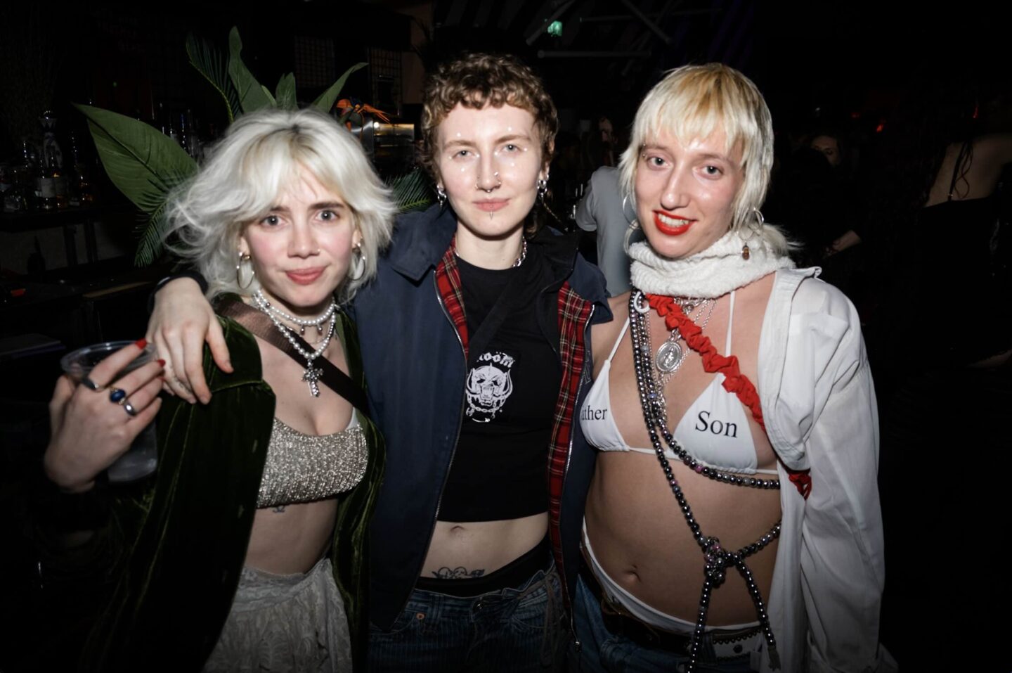 Club Rua three people at a club night - credit Imogen Carmichael-Jack for photos, @imogen