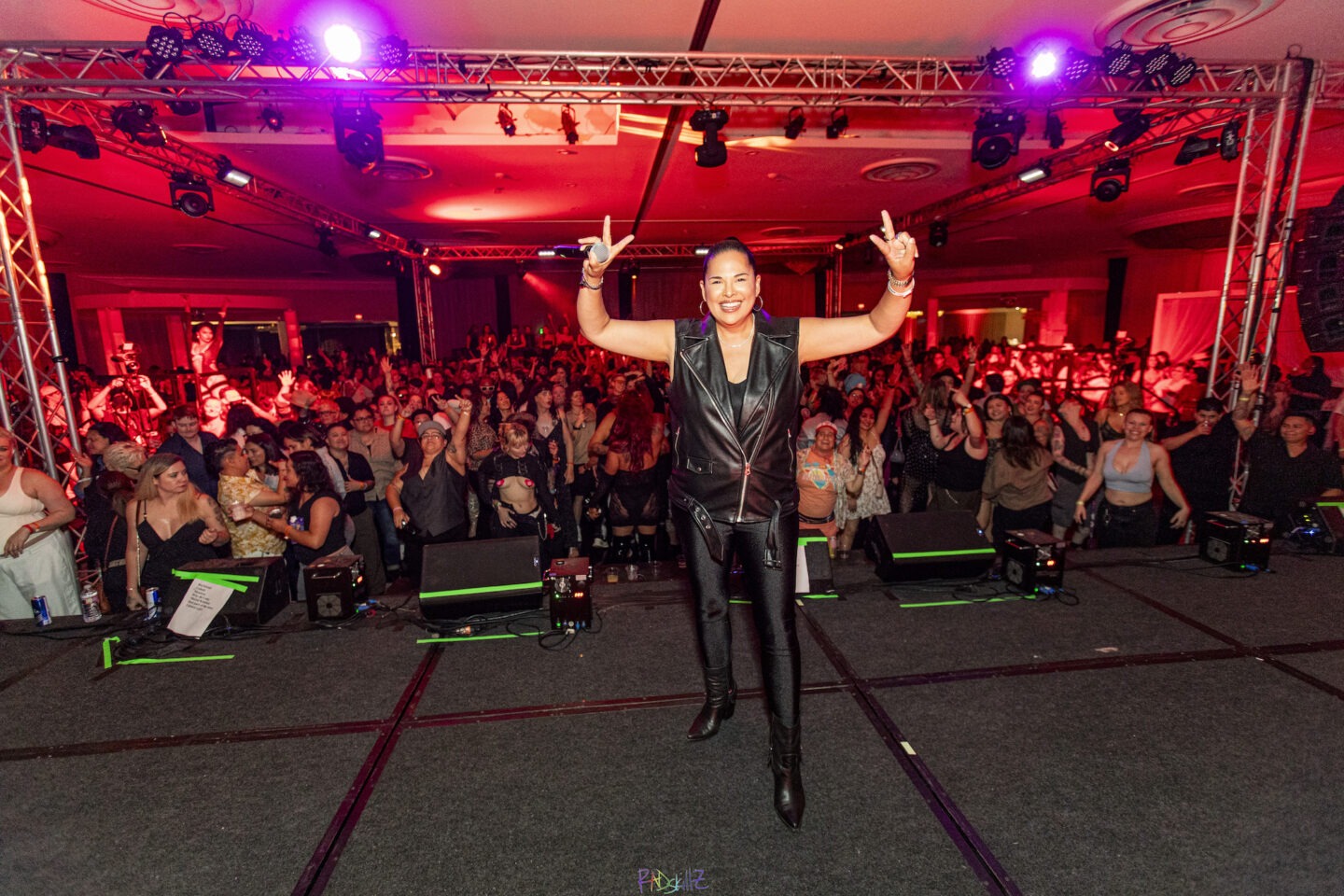 Rose Garcia on stage at the dinah