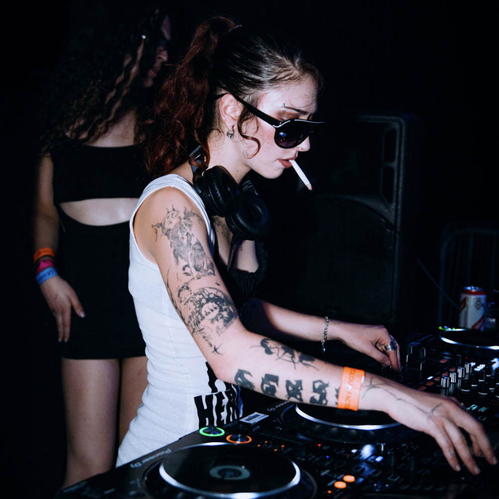DJ at HOWL Pride 2025. 