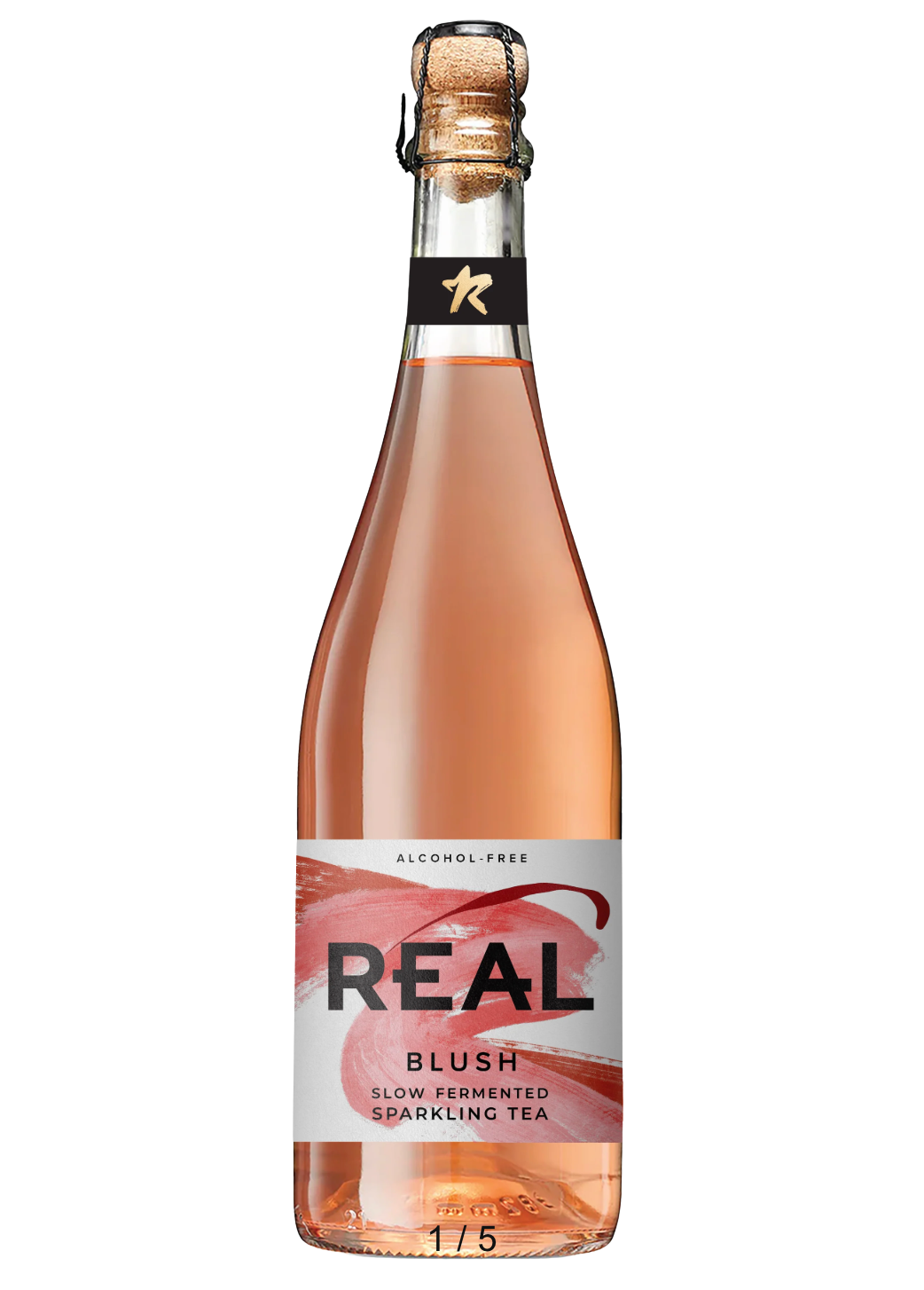 Real Kombucha bottle