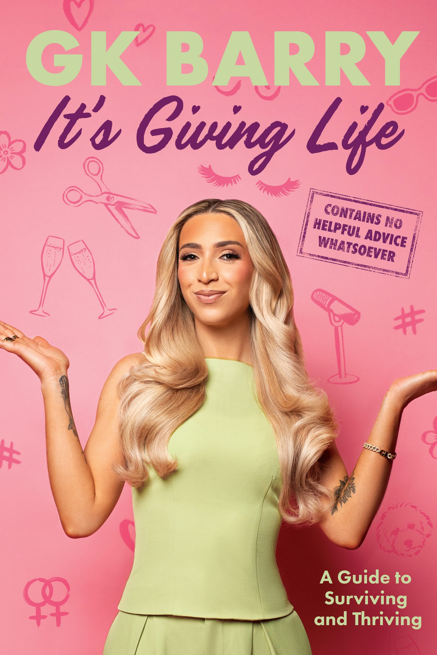GK Barry It's Giving life book cover