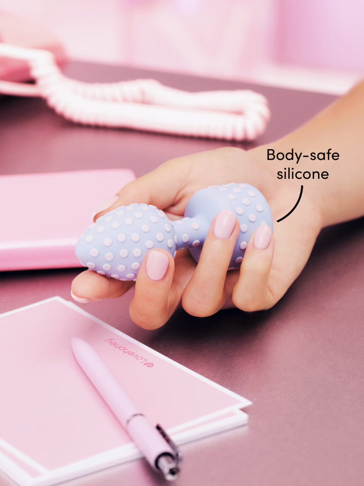 The polka-dot butt plug